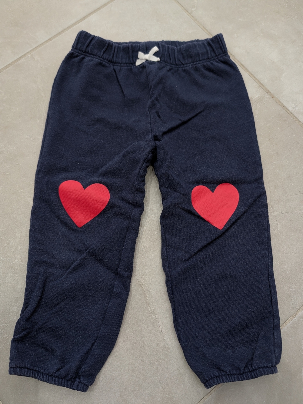4/$20 Carter’s Navy Heart Knee Pants – 18M